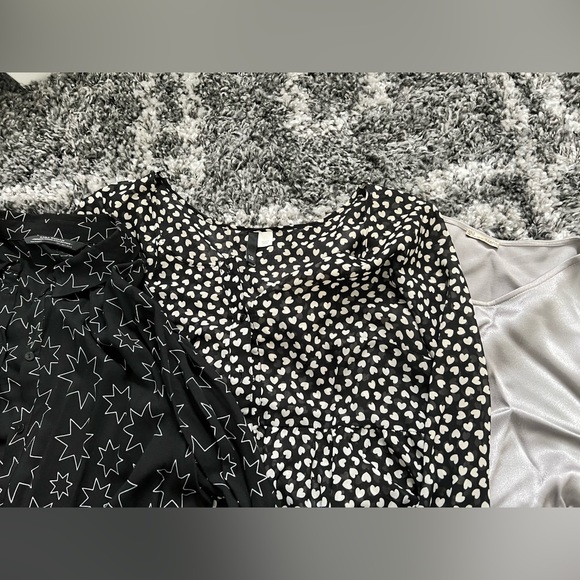 3 women’s tops, used: 2 Zara (size large), 1 H&M (size 10) - OBO - Picture 2 of 2